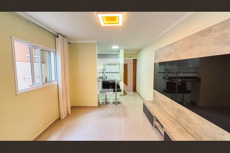 Sala - sala de Jantar de apartamento à venda com 2 quartos, 56m² em Jardim Santo Alberto, Santo André