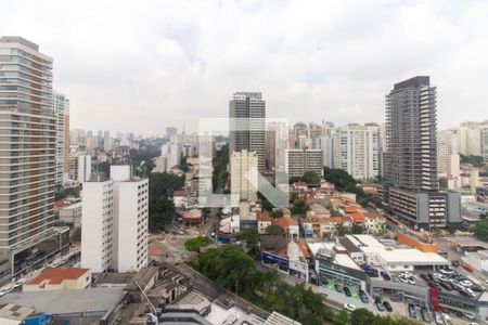 Varanda da Sala de apartamento à venda com 1 quarto, 50m² em Perdizes, São Paulo