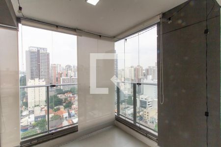 Varanda da Sala de apartamento à venda com 1 quarto, 50m² em Perdizes, São Paulo