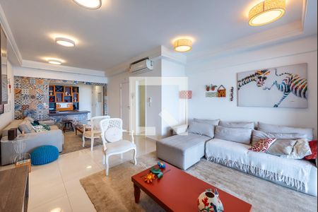 Sala de apartamento para alugar com 3 quartos, 159m² em Aparecida, Santos