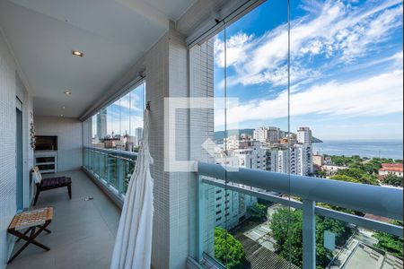 Varanda de apartamento para alugar com 3 quartos, 159m² em Aparecida, Santos