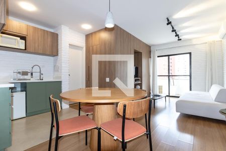 Sala de apartamento para alugar com 1 quarto, 47m² em Itaim Bibi, São Paulo