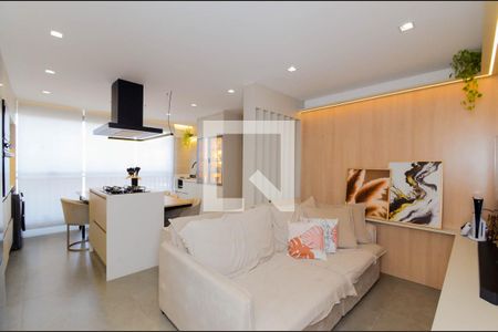 Sala/Cozinha de apartamento à venda com 2 quartos, 47m² em Jardim Vila Galvao, Guarulhos