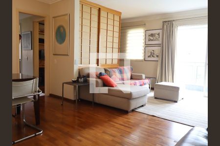 Sala de apartamento para alugar com 3 quartos, 95m² em Real Parque, São Paulo