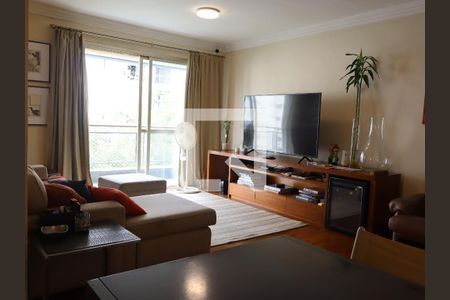 Sala de apartamento para alugar com 3 quartos, 95m² em Real Parque, São Paulo