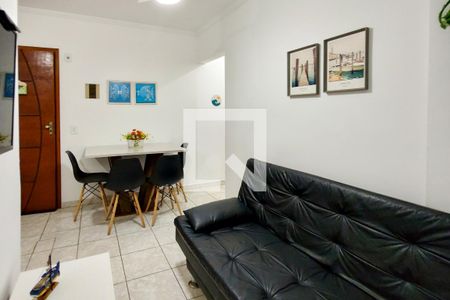 Sala de apartamento para alugar com 1 quarto, 40m² em Cidade Ocian, Praia Grande