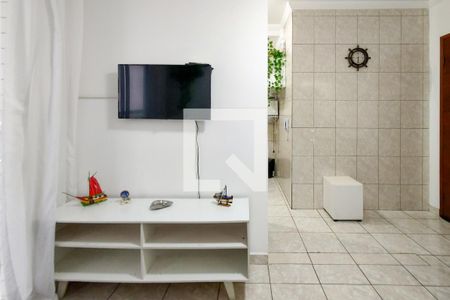 Sala de apartamento para alugar com 1 quarto, 40m² em Cidade Ocian, Praia Grande