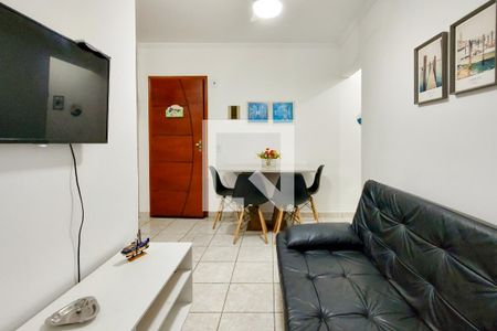 Sala de apartamento para alugar com 1 quarto, 40m² em Cidade Ocian, Praia Grande