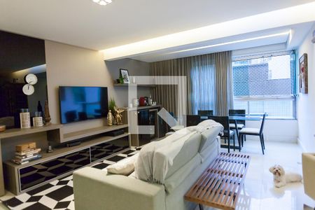 sala de apartamento à venda com 3 quartos, 100m² em Sion, Belo Horizonte