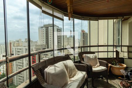 Varanda da Sala de apartamento à venda com 3 quartos, 200m² em Perdizes, São Paulo