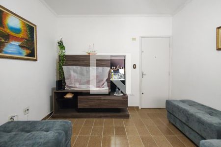 Sala de apartamento para alugar com 1 quarto, 48m² em Canto do Forte, Praia Grande