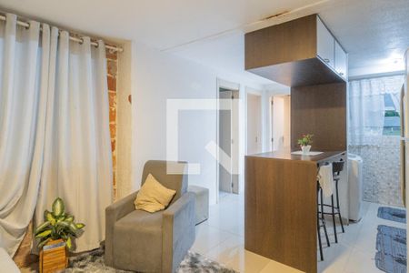 Sala de apartamento para alugar com 2 quartos, 50m² em Vila Nova, Porto Alegre