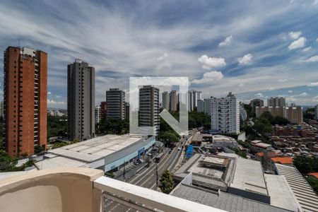 Vista da Varanda da Sala de apartamento à venda com 1 quarto, 57m² em Vila Andrade, São Paulo