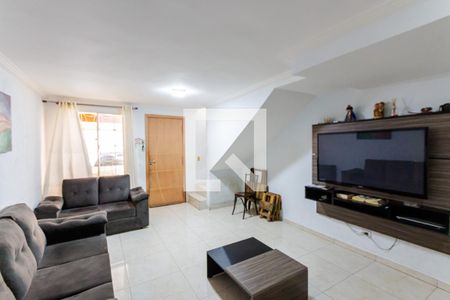 Sala de casa à venda com 3 quartos, 159m² em Vila Camilópolis, Santo André