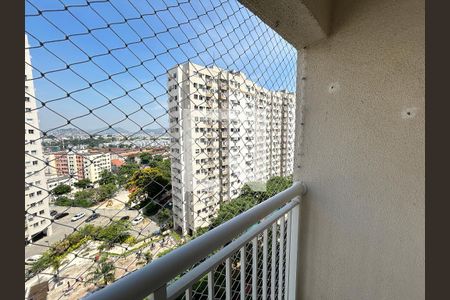 Varanda da Sala de apartamento à venda com 2 quartos, 48m² em Del Castilho, Rio de Janeiro