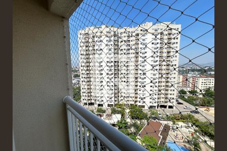 Varanda da Sala de apartamento à venda com 2 quartos, 48m² em Del Castilho, Rio de Janeiro