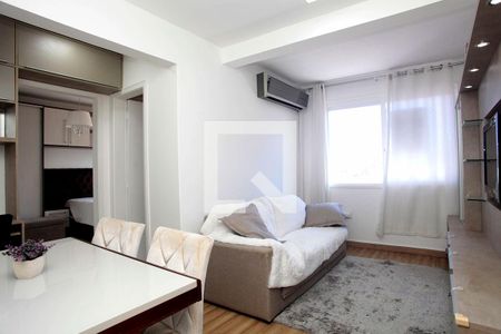 Sala de apartamento à venda com 1 quarto, 43m² em Azenha, Porto Alegre