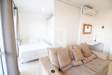 Sala de apartamento para alugar com 1 quarto, 32m² em Santo Amaro, São Paulo