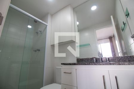 Banheiro de apartamento para alugar com 1 quarto, 32m² em Santo Amaro, São Paulo