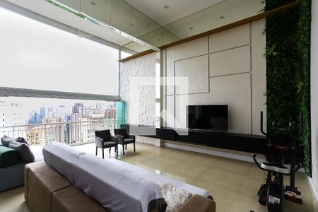 Sala  de apartamento para alugar com 4 quartos, 238m² em Vila Suzana, São Paulo