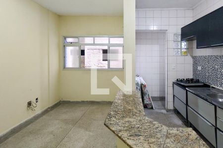 Sala de apartamento para alugar com 1 quarto, 38m² em Boqueirão, Praia Grande