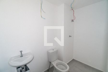 Banheiro da Suíte de apartamento à venda com 1 quarto, 46m² em Vila Guarani, São Paulo