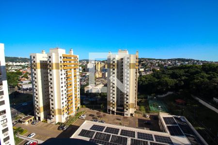 Vista da Suíte de apartamento à venda com 3 quartos, 89m² em Cristal, Porto Alegre