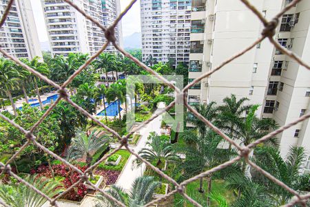 sala - varanda (vista) de apartamento à venda com 2 quartos, 79m² em Barra Olímpica, Rio de Janeiro