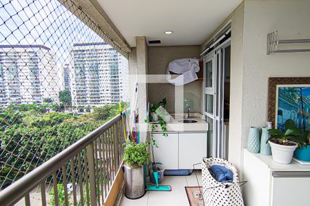 sala - varanda de apartamento à venda com 2 quartos, 79m² em Barra Olímpica, Rio de Janeiro