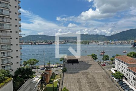 Vista da Varanda da Sala de apartamento para alugar com 2 quartos, 107m² em Ponta da Praia, Santos