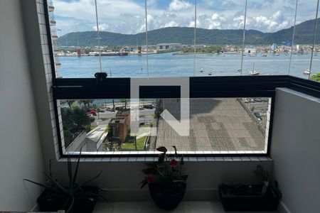 Varanda da Sala de apartamento para alugar com 2 quartos, 107m² em Ponta da Praia, Santos