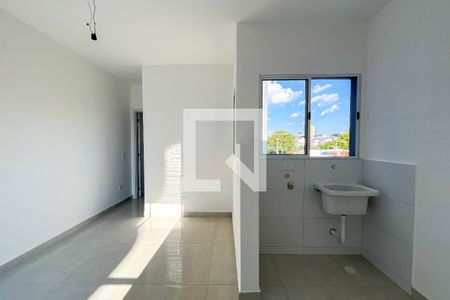 Sala/Cozinha de apartamento à venda com 1 quarto, 39m² em Vila Mangalot, São Paulo