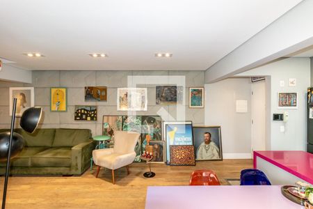 Sala de apartamento à venda com 2 quartos, 74m² em Moema, São Paulo