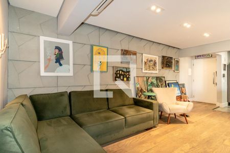 Sala de apartamento à venda com 2 quartos, 74m² em Moema, São Paulo