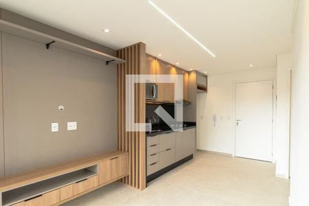 Sala/Cozinha de apartamento para alugar com 1 quarto, 32m² em Indianópolis, São Paulo