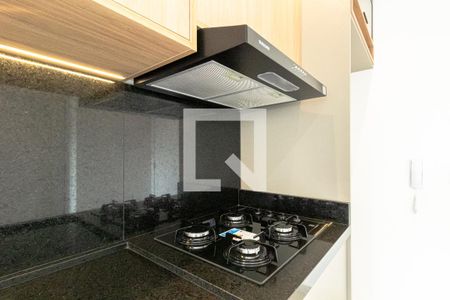 Cozinha de apartamento para alugar com 1 quarto, 32m² em Indianópolis, São Paulo