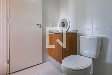 Banheiro de kitnet/studio para alugar com 1 quarto, 24m² em Pinheiros, São Paulo