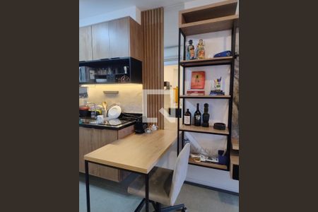 Cozinha de apartamento à venda com 1 quarto, 25m² em Vila Mariana, São Paulo