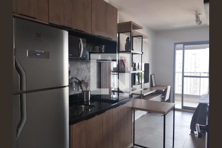 Cozinha de apartamento à venda com 1 quarto, 25m² em Vila Mariana, São Paulo