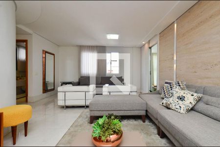 Sala ambientes de apartamento à venda com 4 quartos, 158m² em Sion, Belo Horizonte