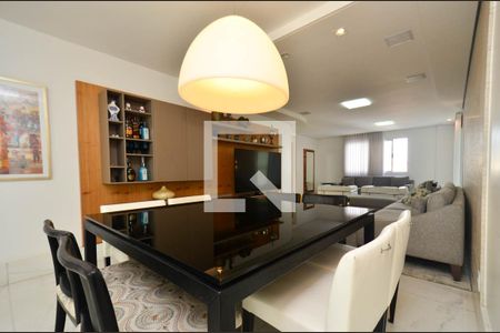 Sala de jantar de apartamento à venda com 4 quartos, 158m² em Sion, Belo Horizonte