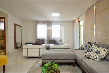 Sala ambientes de apartamento à venda com 4 quartos, 158m² em Sion, Belo Horizonte