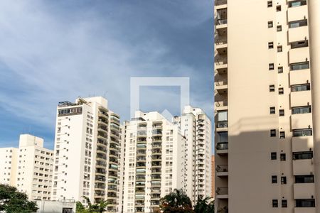 Sala de apartamento para alugar com 1 quarto, 50m² em Indianópolis, São Paulo