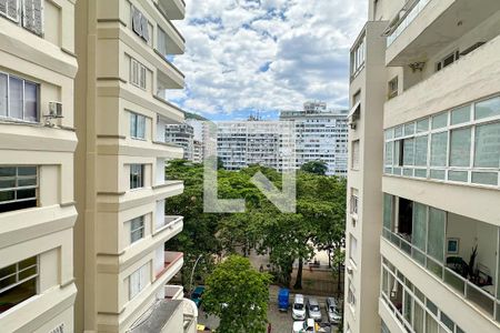 Vista da Sala de apartamento para alugar com 1 quarto, 45m² em Copacabana, Rio de Janeiro