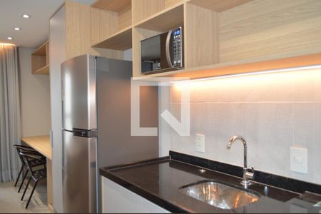 Sala/Cozinha de apartamento para alugar com 1 quarto, 28m² em Vila Mariana, São Paulo