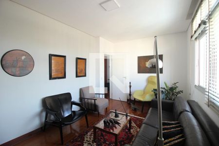 Sala de apartamento à venda com 3 quartos, 95m² em Santo Antônio, Belo Horizonte