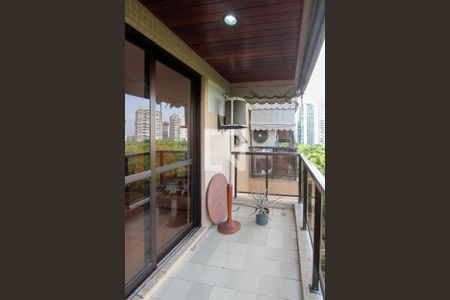 Varanda de apartamento à venda com 1 quarto, 74m² em Barra da Tijuca, Rio de Janeiro