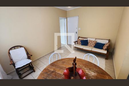 Sala de apartamento para alugar com 1 quarto, 50m² em Pompéia, Santos