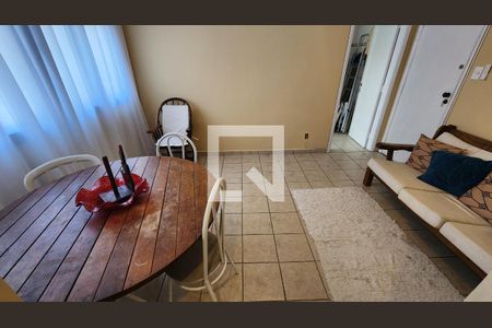 Sala de apartamento para alugar com 1 quarto, 50m² em Pompéia, Santos