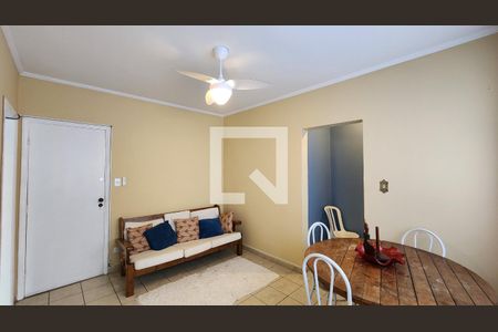 Sala de apartamento para alugar com 1 quarto, 50m² em Pompéia, Santos